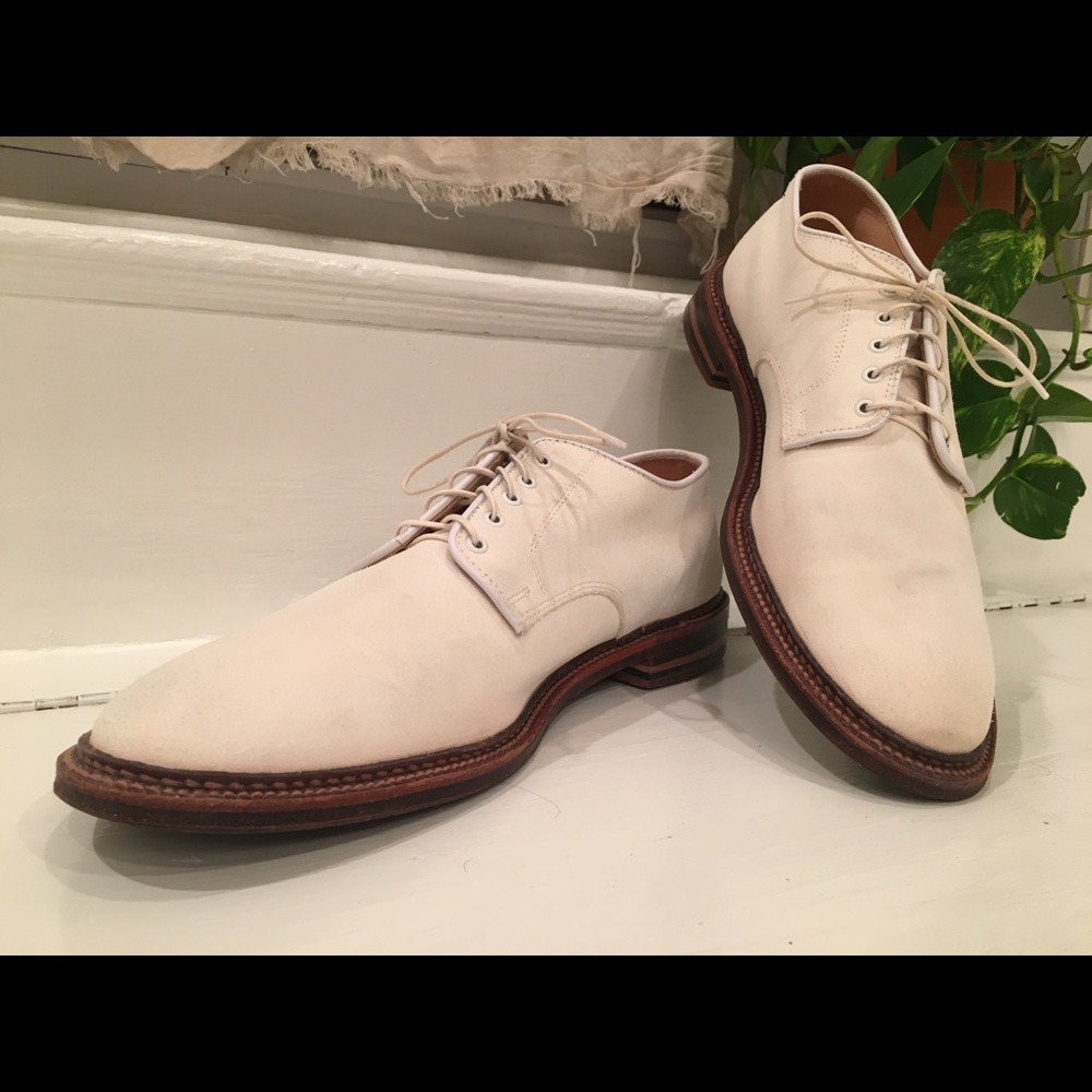 Alden Ivory suede buck 10.5 B/D